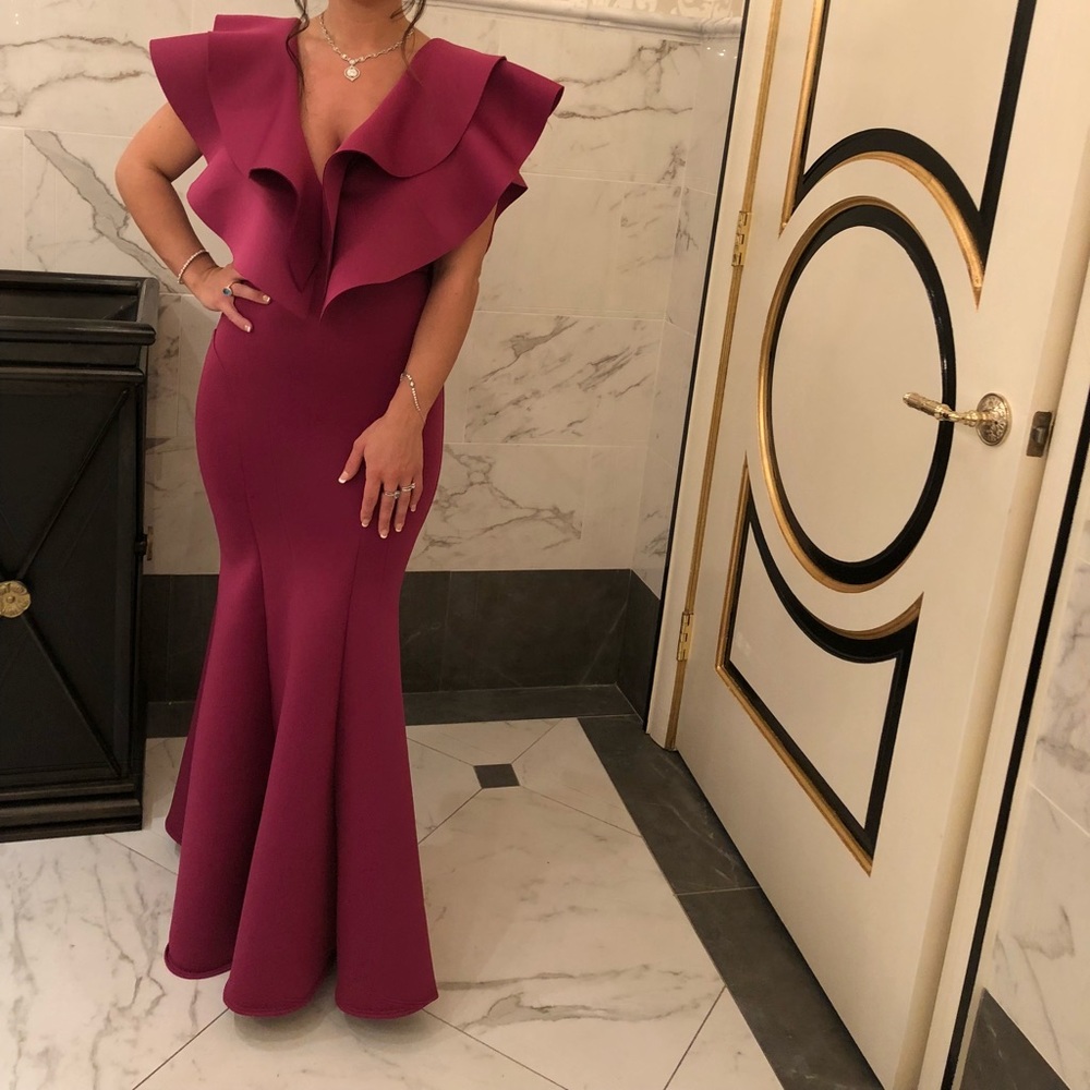 Stunning Fuchsia Prom Dress!